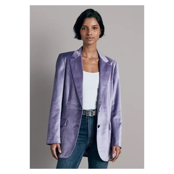 New! RAG & BONE Cody Velvet Blazer - Picture 3 of 10